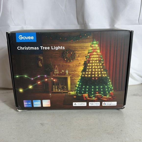 Govee Other - Govee Christmas Tree Lights, Smart RGBIC 480 Leds Christmas Lights, 6.6Ft × 24ft
